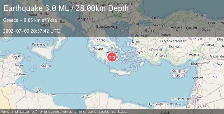 Map of SOUTHERN GREECE