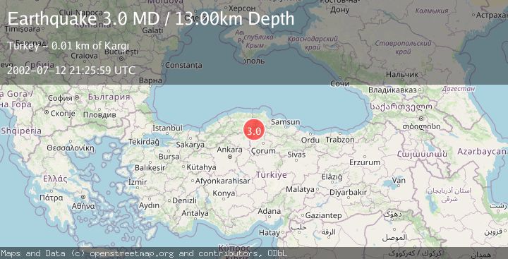 Map of CENTRAL TURKEY