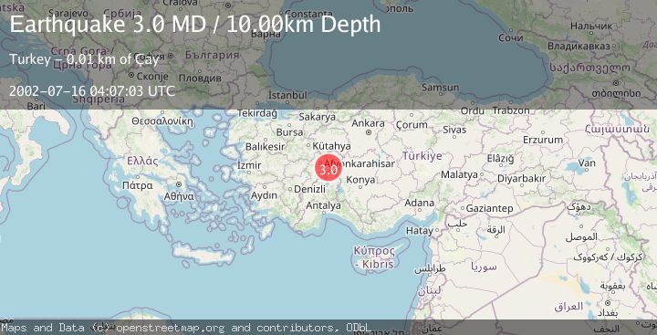 Map of WESTERN TURKEY
