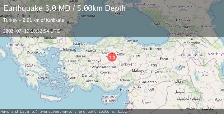 Map of CENTRAL TURKEY