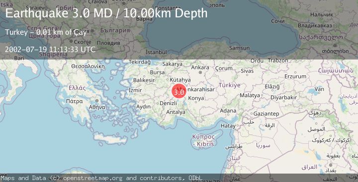 Map of WESTERN TURKEY