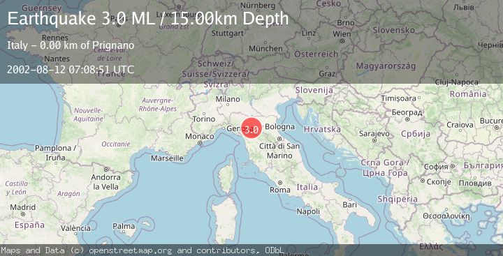 Map of NORTHERN ITALY