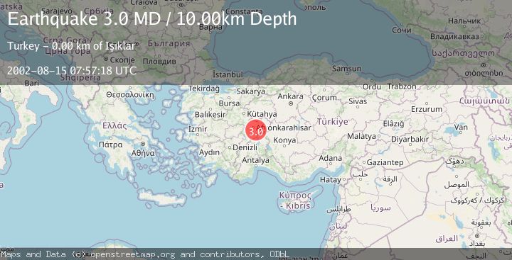 Map of WESTERN TURKEY