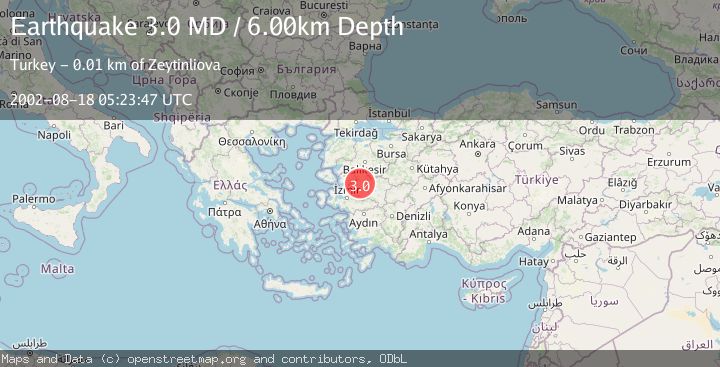 Map of WESTERN TURKEY