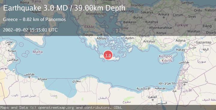 Map of CRETE, GREECE