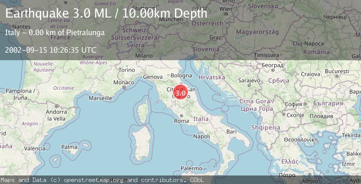 Map of CENTRAL ITALY