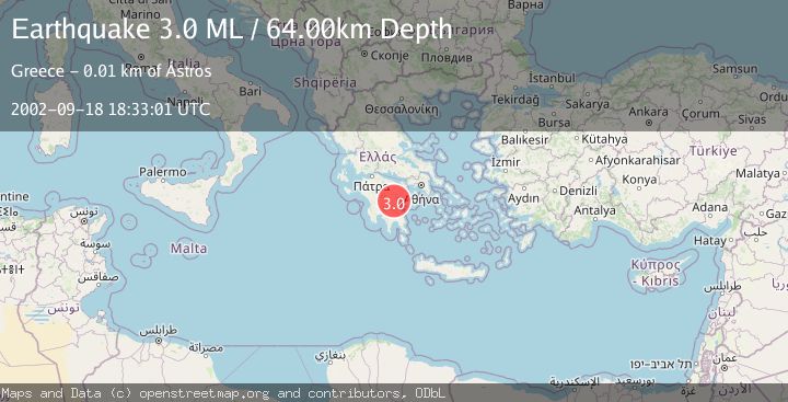Map of SOUTHERN GREECE