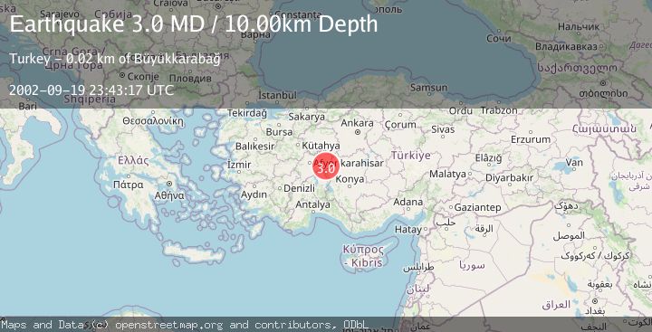 Map of WESTERN TURKEY