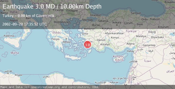 Map of WESTERN TURKEY