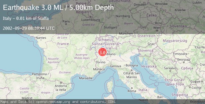Map of NORTHERN ITALY