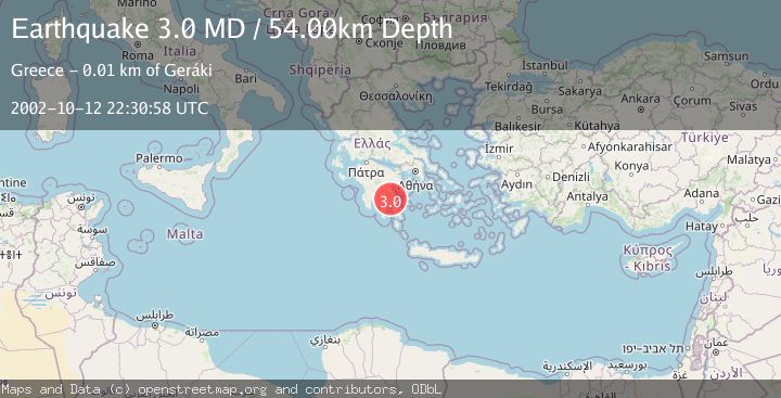 Map of SOUTHERN GREECE