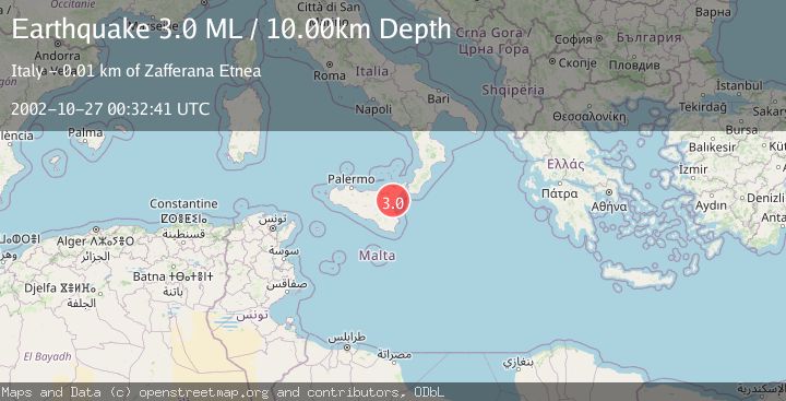 Map of SICILY, ITALY