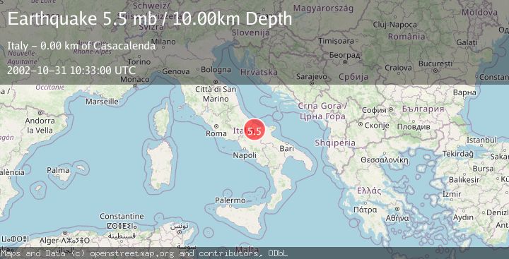 Map of SOUTHERN ITALY
