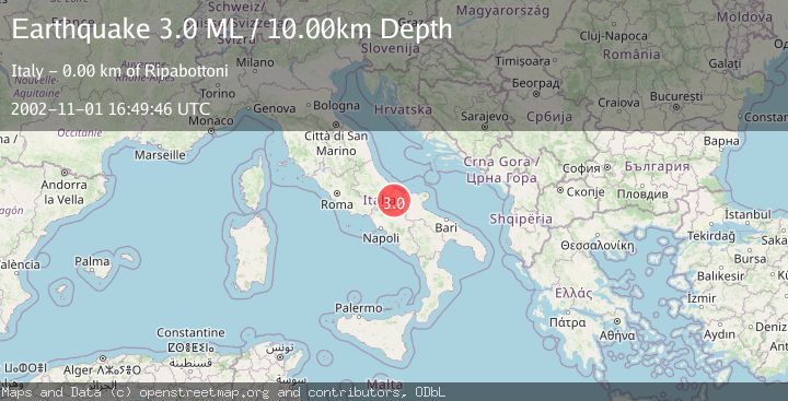 Map of SOUTHERN ITALY