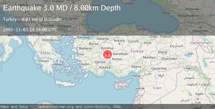Map of WESTERN TURKEY