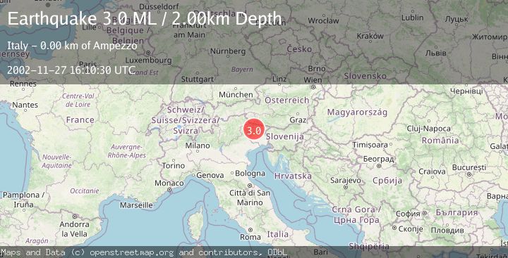 Map of NORTHERN ITALY