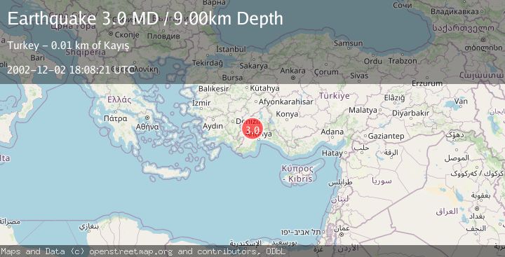 Map of WESTERN TURKEY