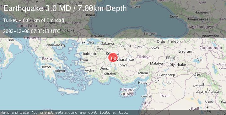 Map of WESTERN TURKEY
