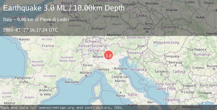 Map of NORTHERN ITALY