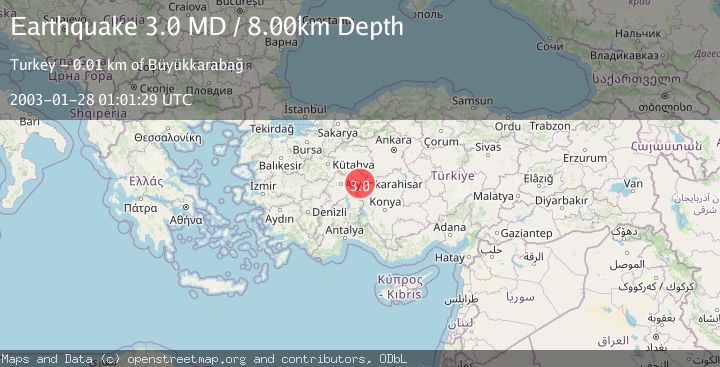 Map of WESTERN TURKEY