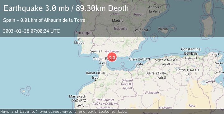 Map of STRAIT OF GIBRALTAR