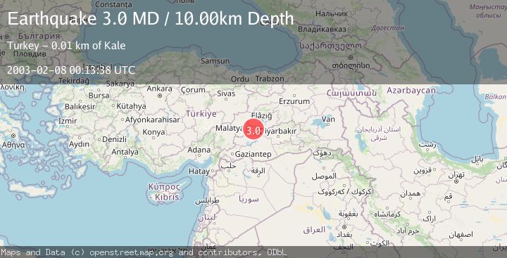 Map of EASTERN TURKEY