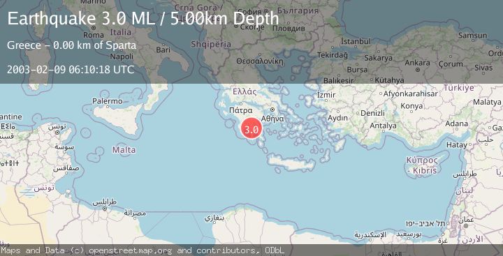 Map of SOUTHERN GREECE