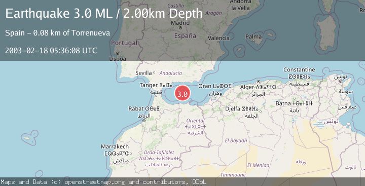 Map of STRAIT OF GIBRALTAR