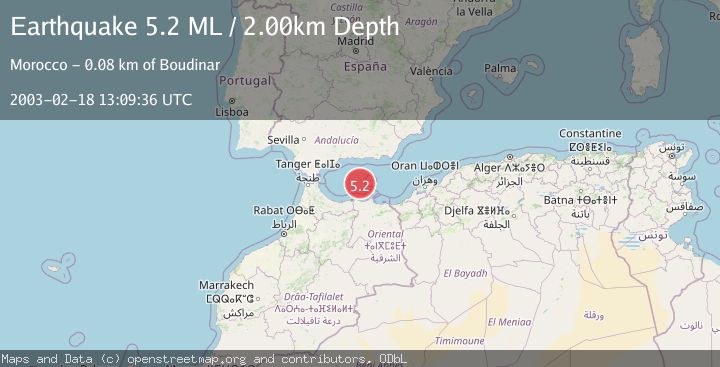 Map of STRAIT OF GIBRALTAR