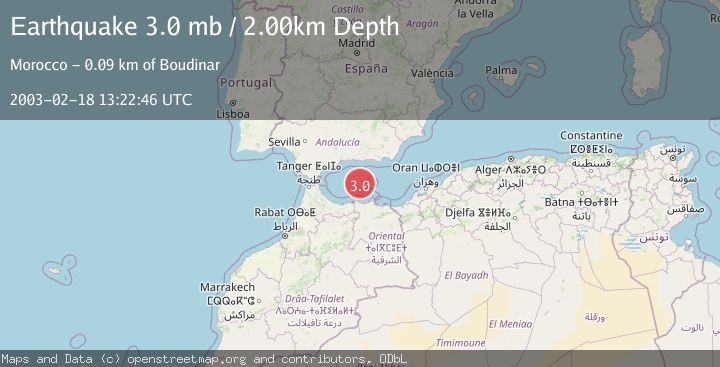 Map of STRAIT OF GIBRALTAR