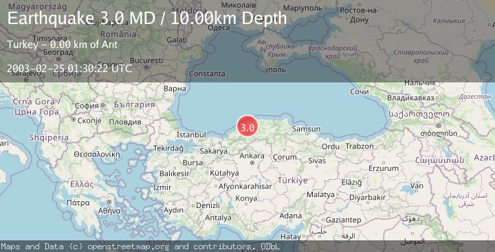 Map of CENTRAL TURKEY