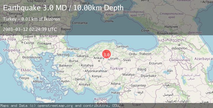 Map of CENTRAL TURKEY