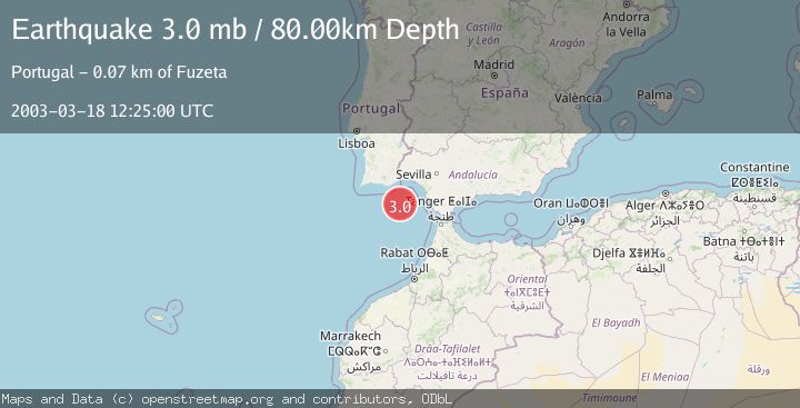 Map of STRAIT OF GIBRALTAR