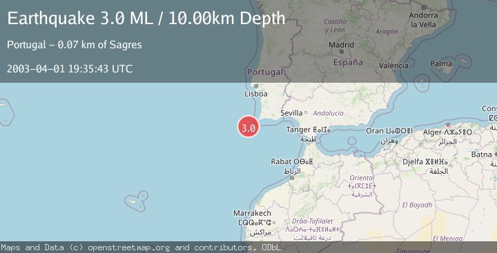 Map of WEST OF GIBRALTAR