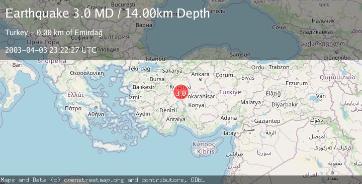 Map of WESTERN TURKEY