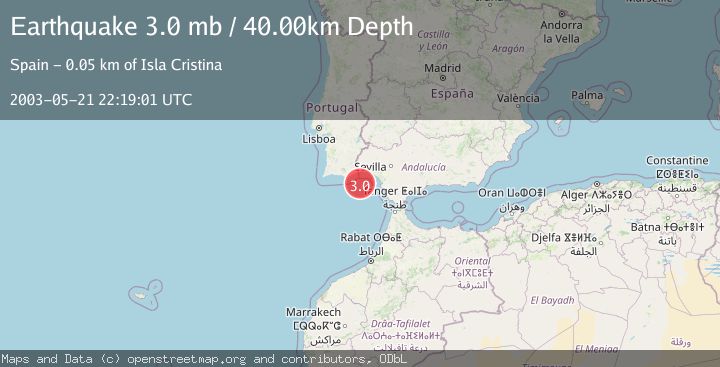 Map of STRAIT OF GIBRALTAR