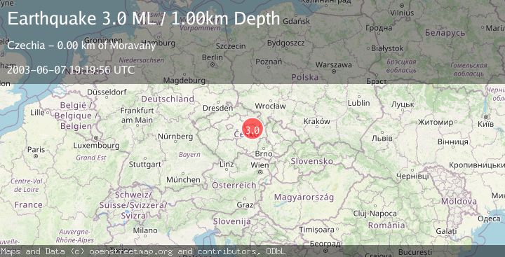 Map of CZECH REPUBLIC