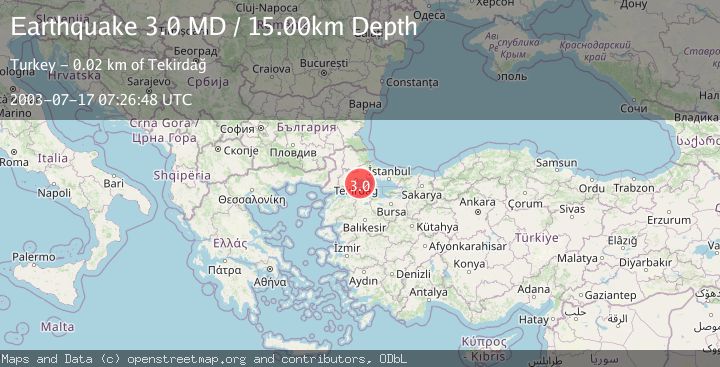 Map of WESTERN TURKEY