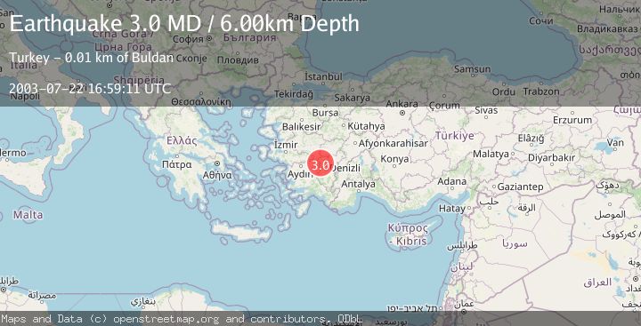 Map of WESTERN TURKEY