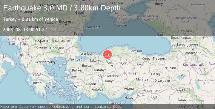 Map of CENTRAL TURKEY