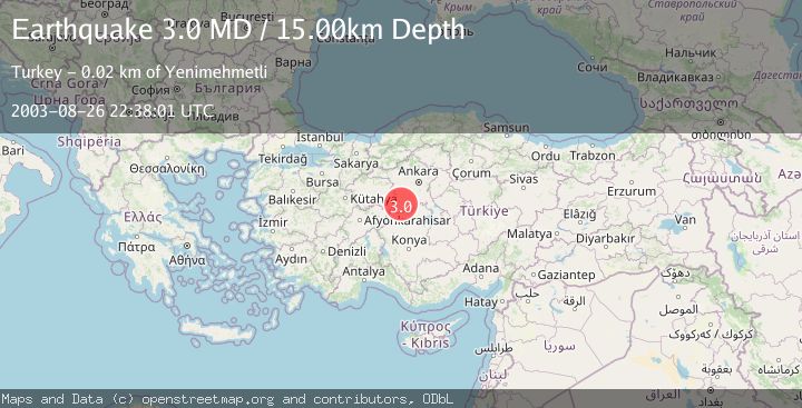 Map of CENTRAL TURKEY