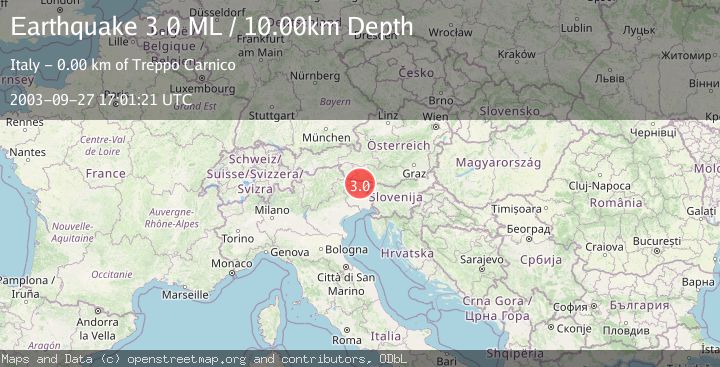 Map of NORTHERN ITALY