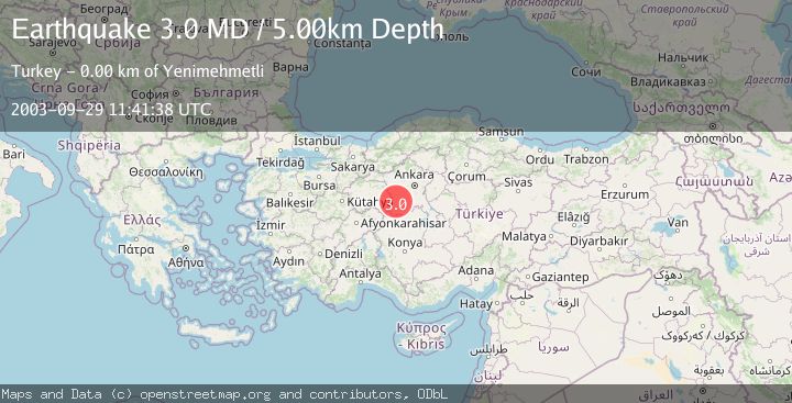 Map of CENTRAL TURKEY