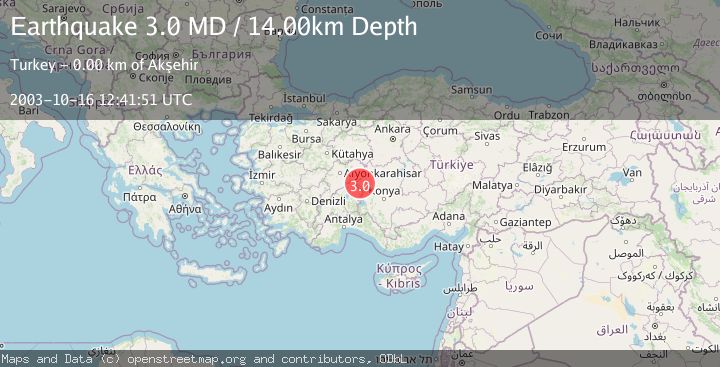 Map of WESTERN TURKEY