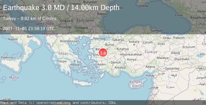 Map of WESTERN TURKEY