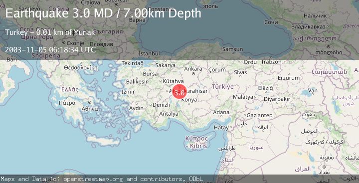 Map of WESTERN TURKEY