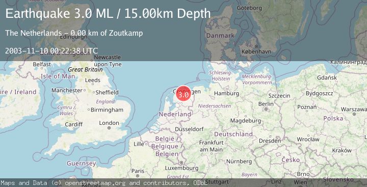 Map of THE NETHERLANDS
