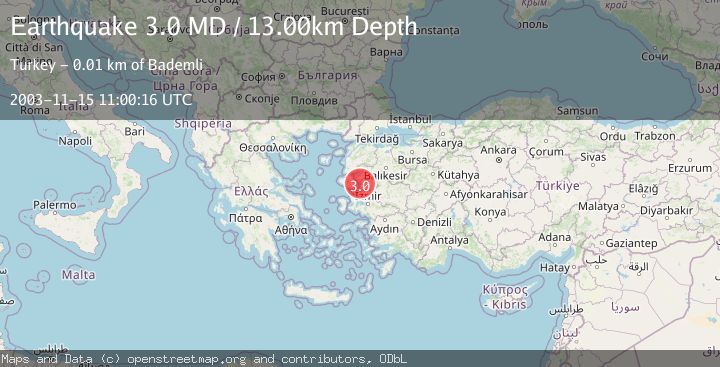 Map of NEAR THE COAST OF WESTERN TURKEY