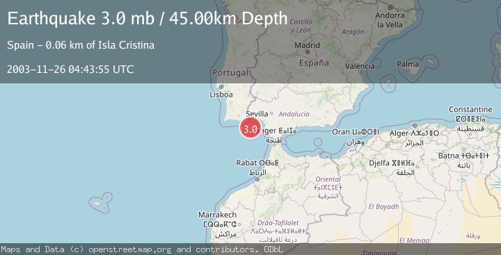 Map of STRAIT OF GIBRALTAR