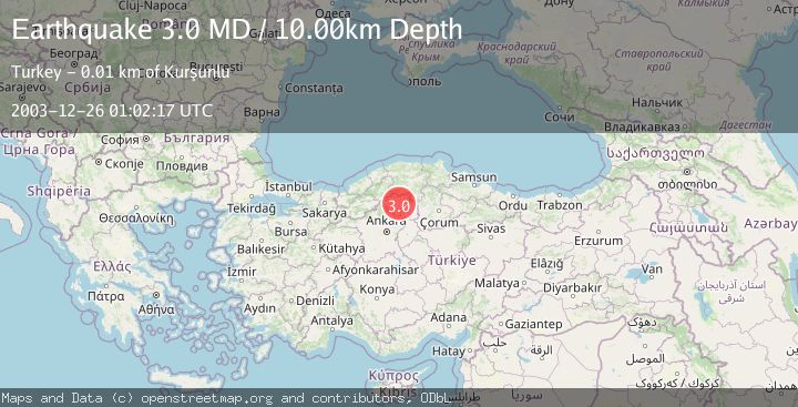Map of CENTRAL TURKEY